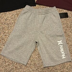 New! Boys Youth Large Soft Gray shorts with pockets